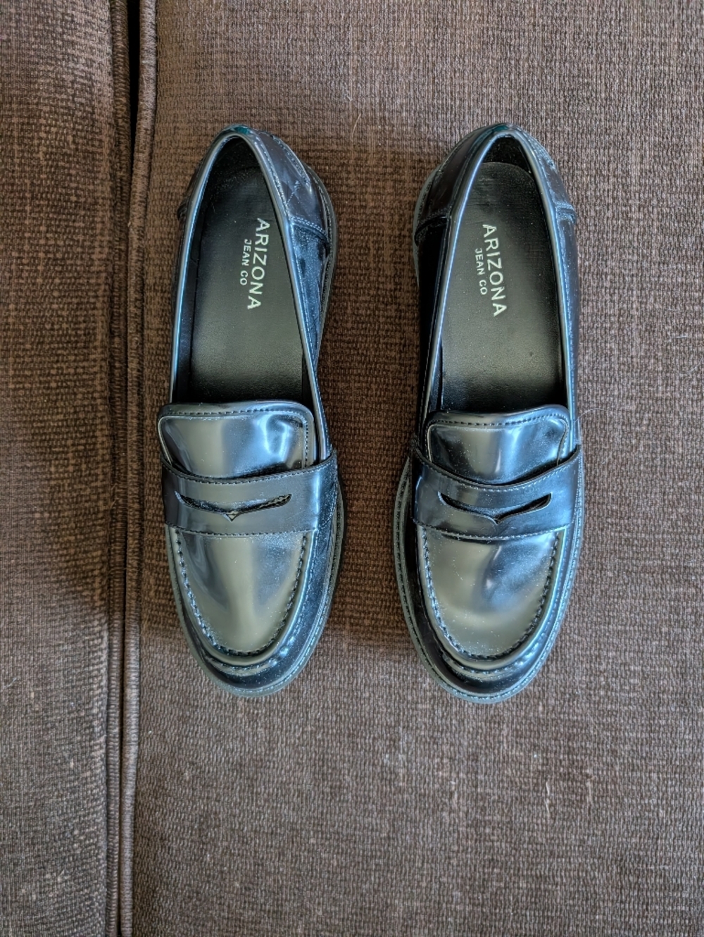 Arizona Jean Company Black Women's Penny Loafers